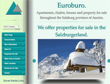 Tablet Screenshot of euroburo-salzburgerland.com